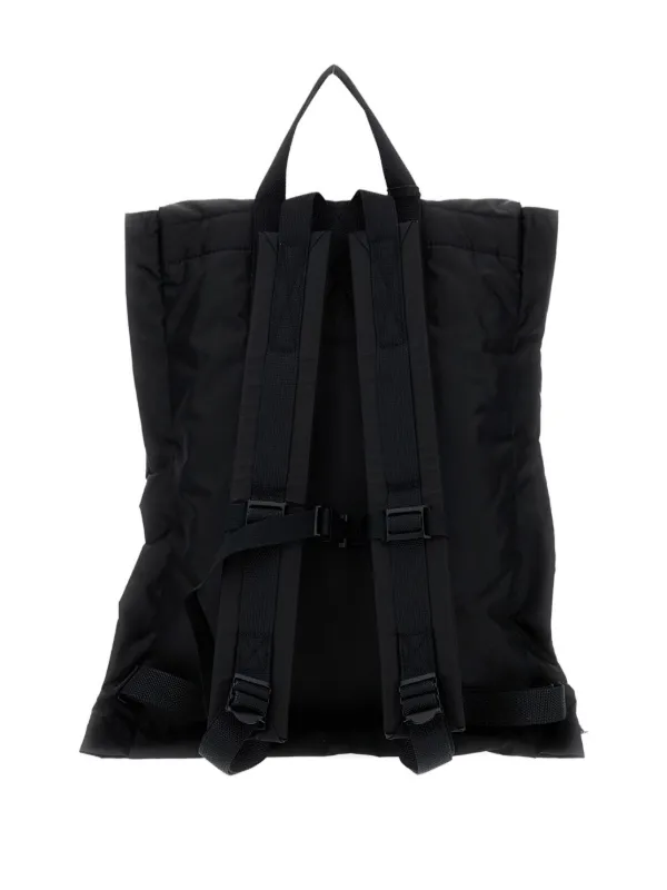 Porter-Yoshida logo-patch Backpack Black FARFETCH IN