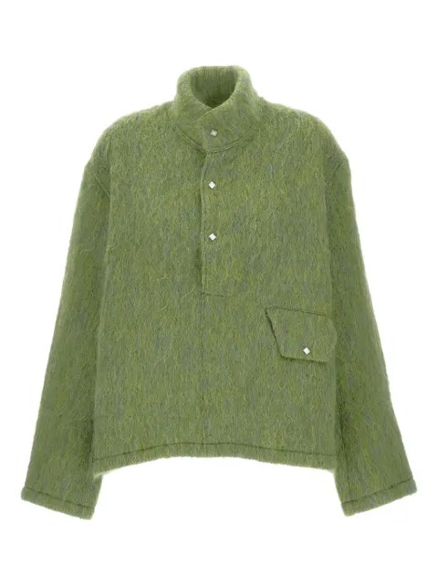 Tanaka high-neck pocket sweater