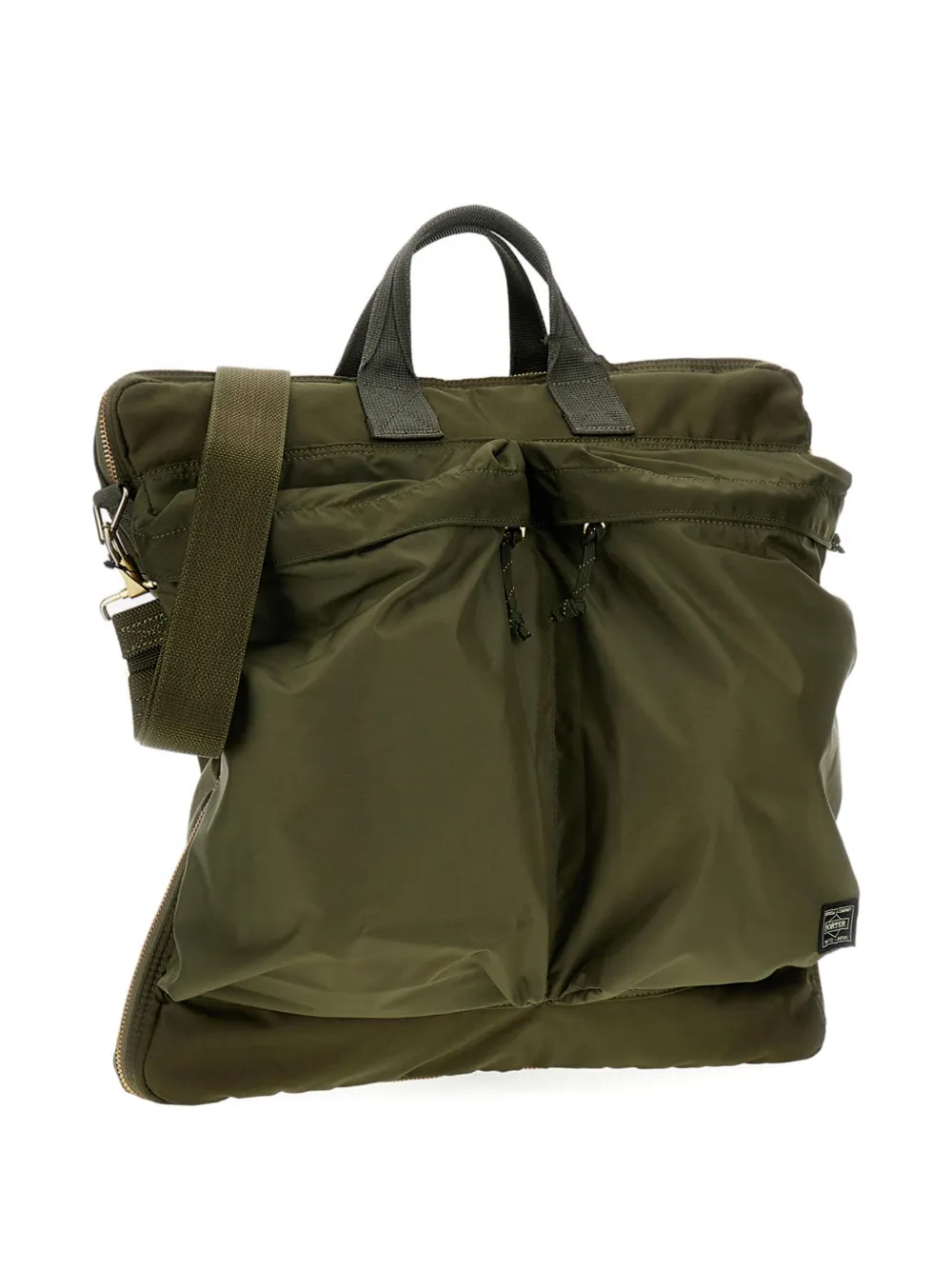 Porter-Yoshida & Co. Shopper met logopatch Groen