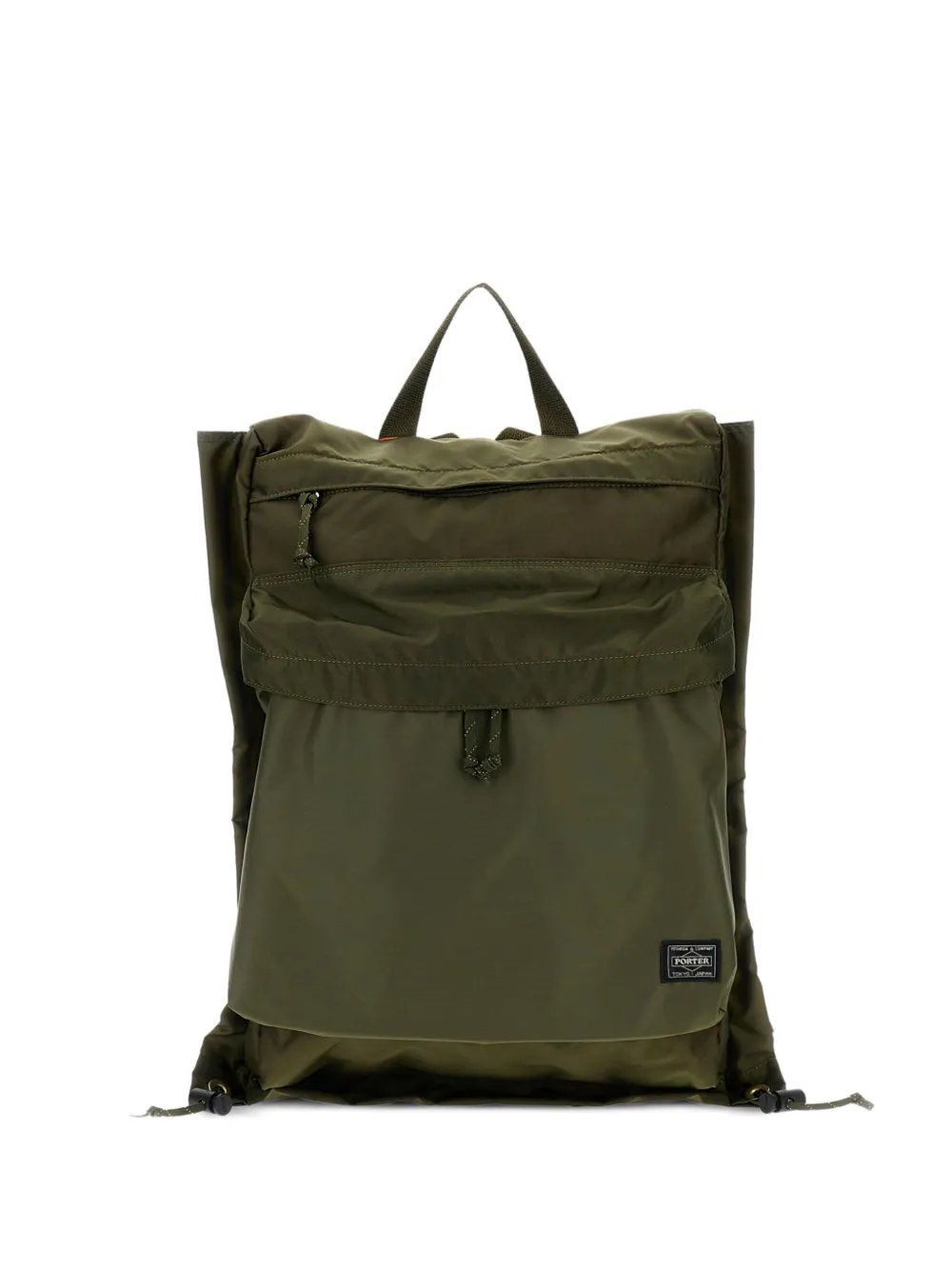Porter-Yoshida & Co. flap-pocket backpack - グリーン Porter-Yoshida & Co. flap-pocket backpack - グリーン
