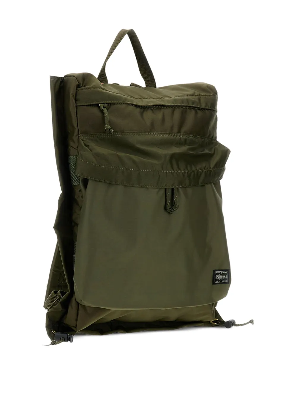 Porter-yoshida & Co Flap-pocket Backpack In Green