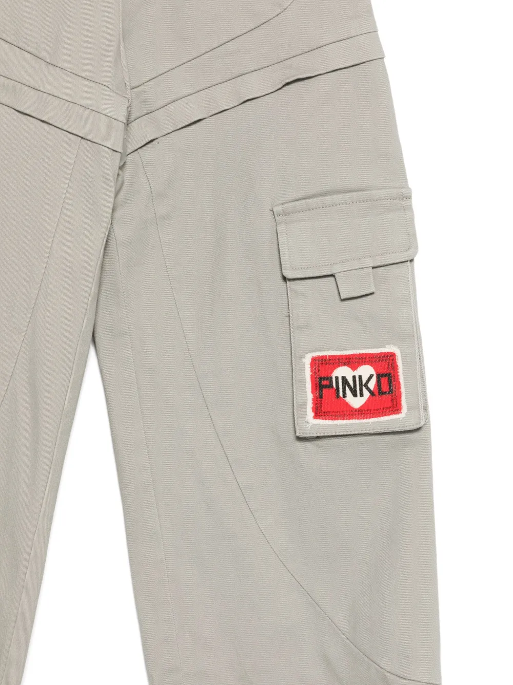 Pinko Kids Broek met cargo zak Grijs