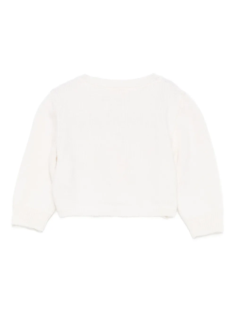 Elisabetta Franchi La Mia Bambina  buttoned logo-embroidered cardigan | Cardigans | Image 2