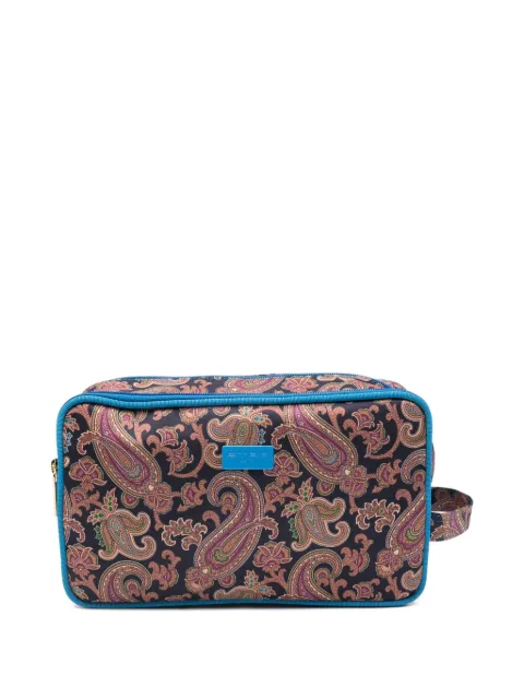 ETRO neceser con estampado de cachemira