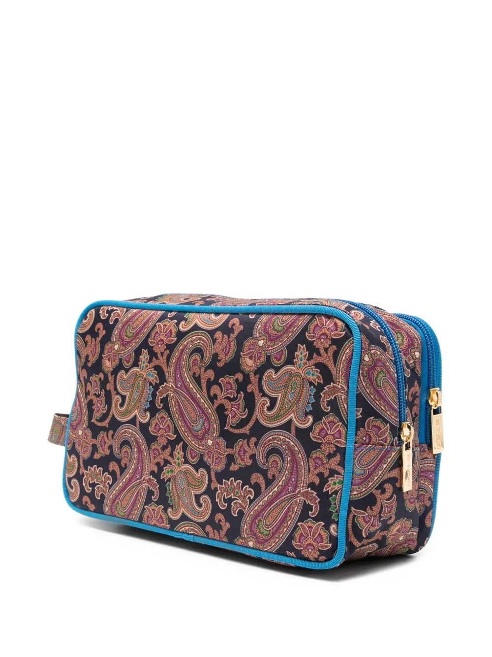 ETRO paisley-print wash bag - Blauw