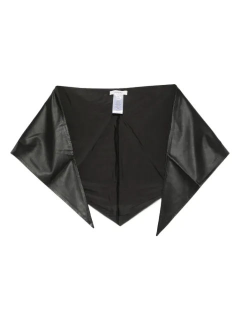 LEMAIRE triangle leather scarf