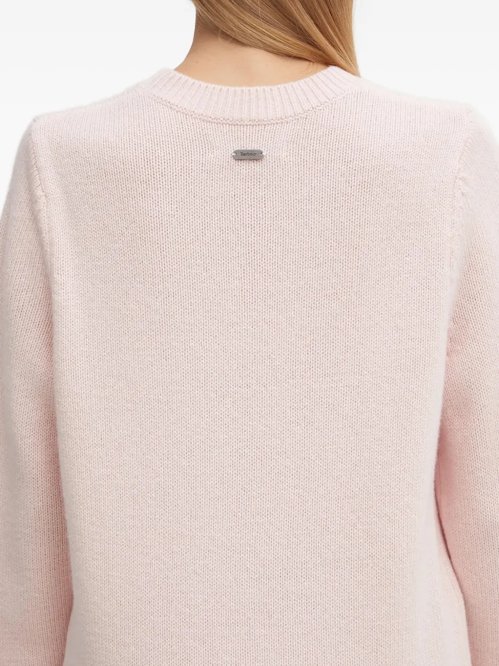 Barbour Ribbed Sweater In Pink