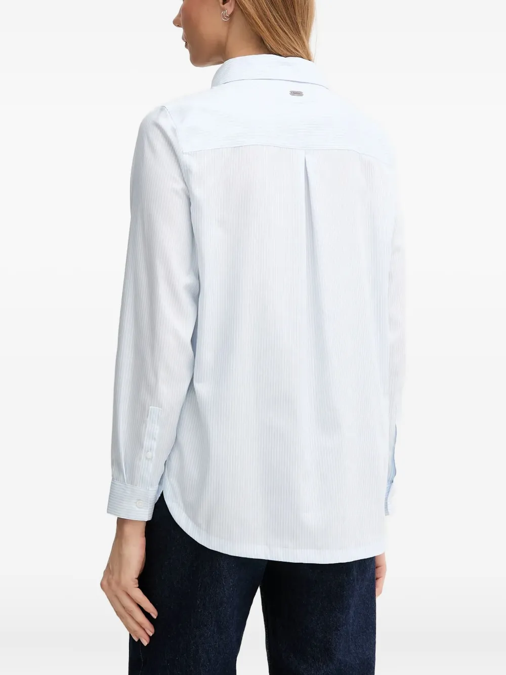 Barbour striped collared top - Blauw