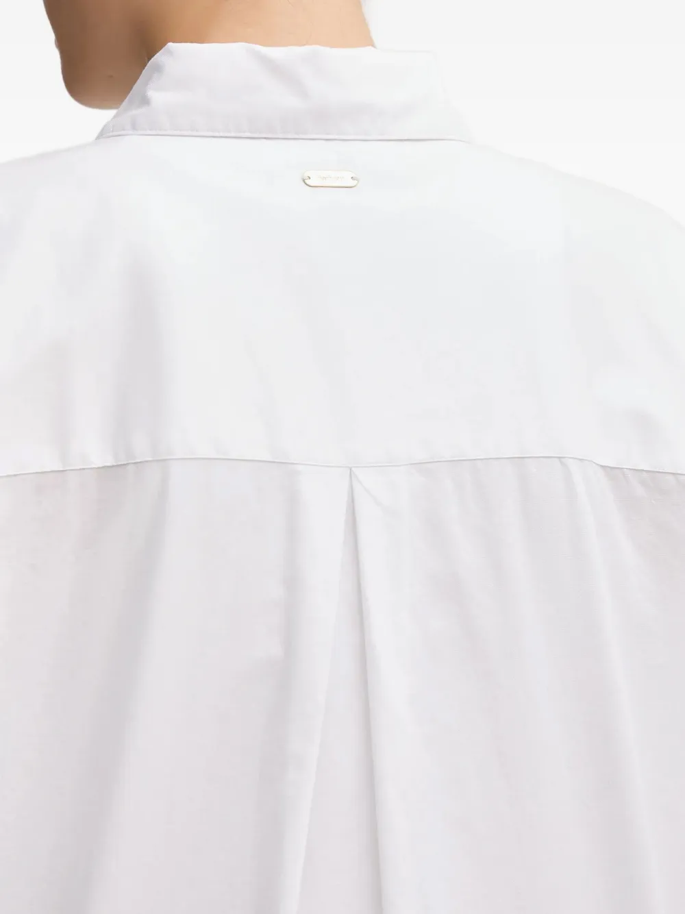 Barbour Freya Buttoned Top In White