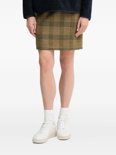 Barbour check pocket mini skirt