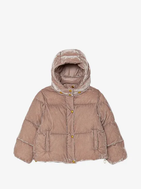 Elisabetta Franchi La Mia Bambina hooded padded jacket