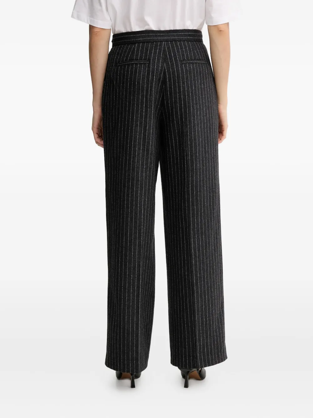 Barbour Broek met krijtstreep Grijs