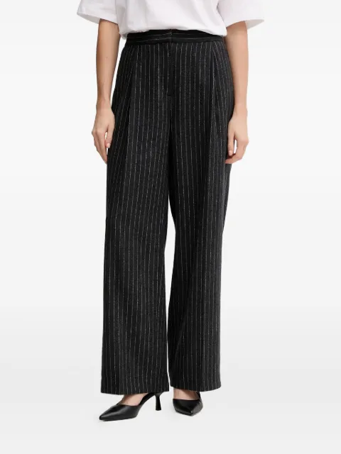 Barbour pantalon à fines rayures