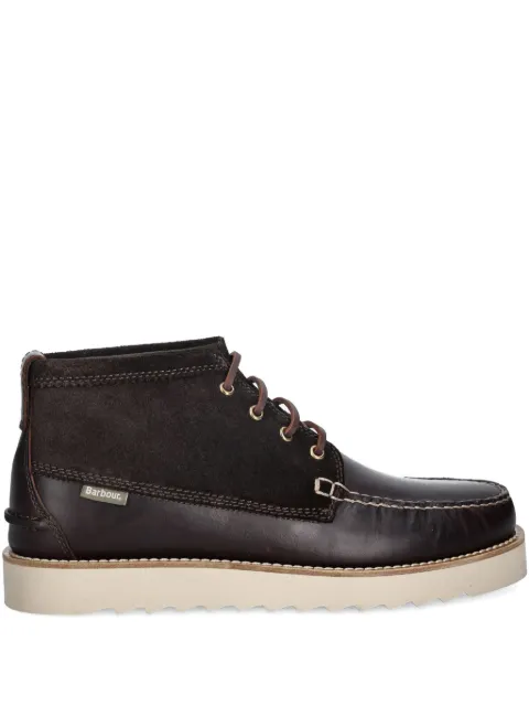 Barbour Hadston Chukka logo-detail boots