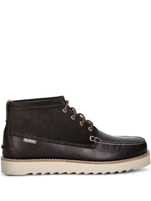 Barbour Hadston Chukka logo-detail boots