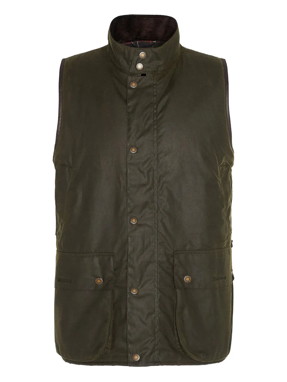 Baracuta button-up gilet | Green | Image 1