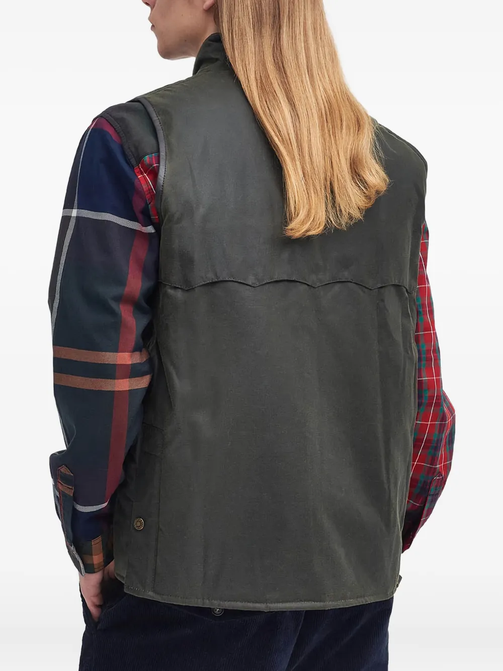 Baracuta Button-up Gilet In Brown