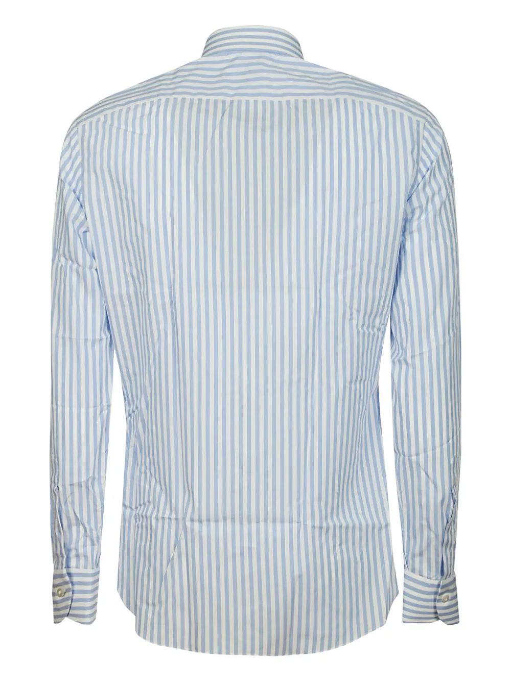 BORRIELLO NAPOLI striped point-collar shirt | Image 2