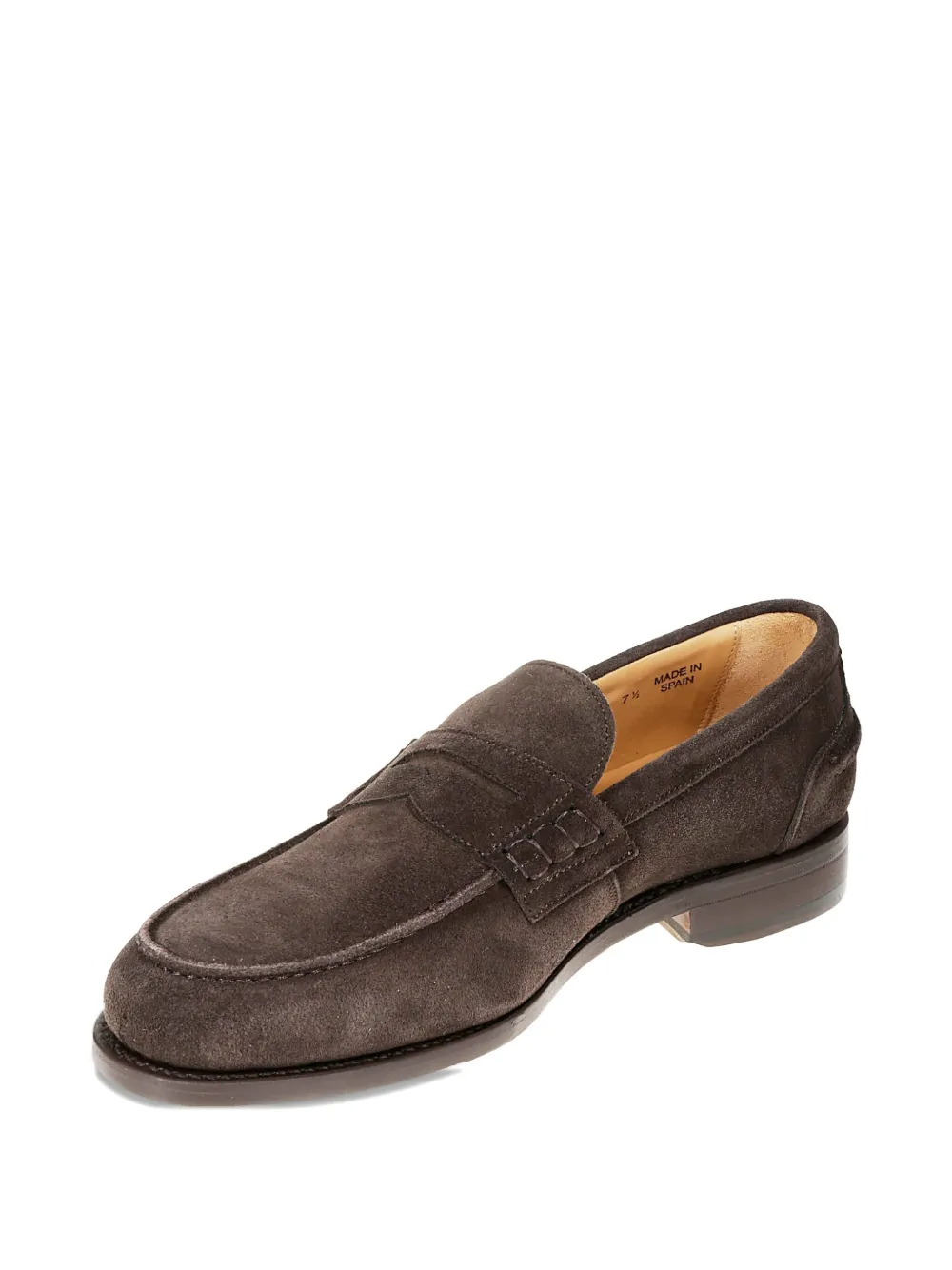 Berwick Shoes Suède loafers Bruin