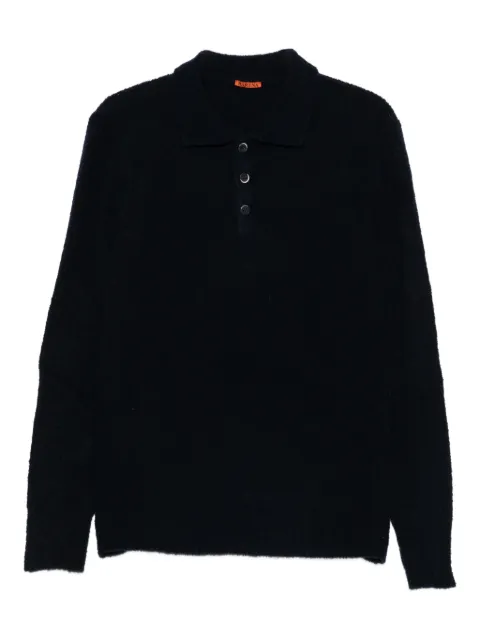 Barena playera tipo polo manga larga