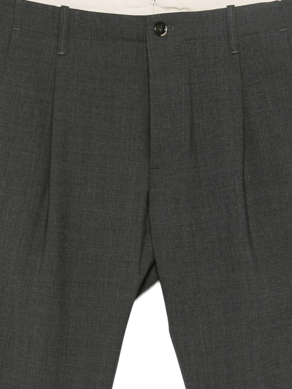 Nine In The Morning Broek met geplooid detail Grijs