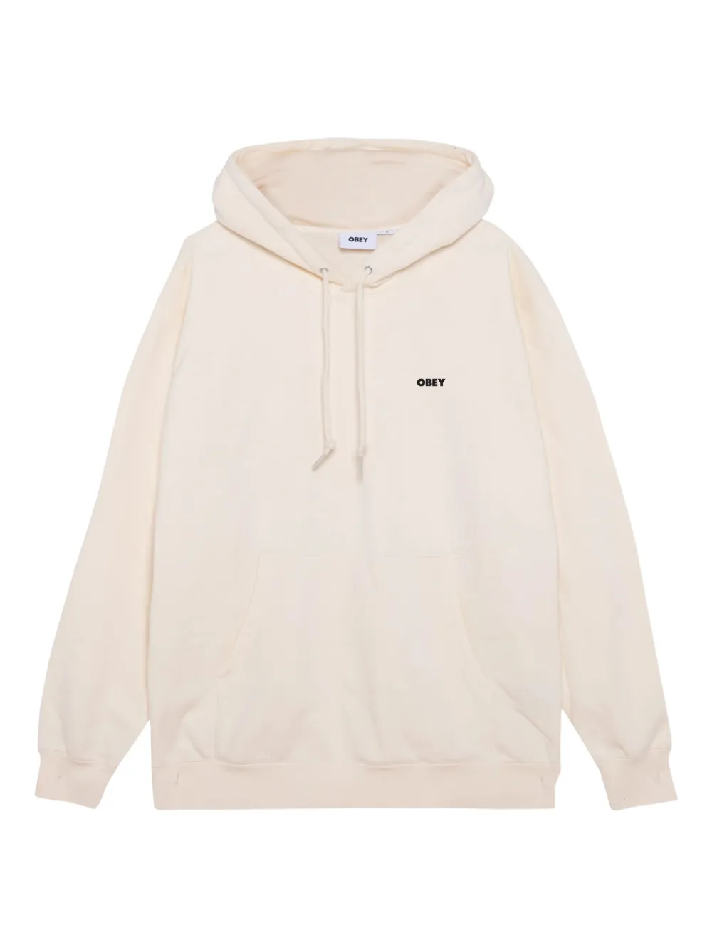Obey Lisbon Icon graphic hoodie | Neutrals | Image 1