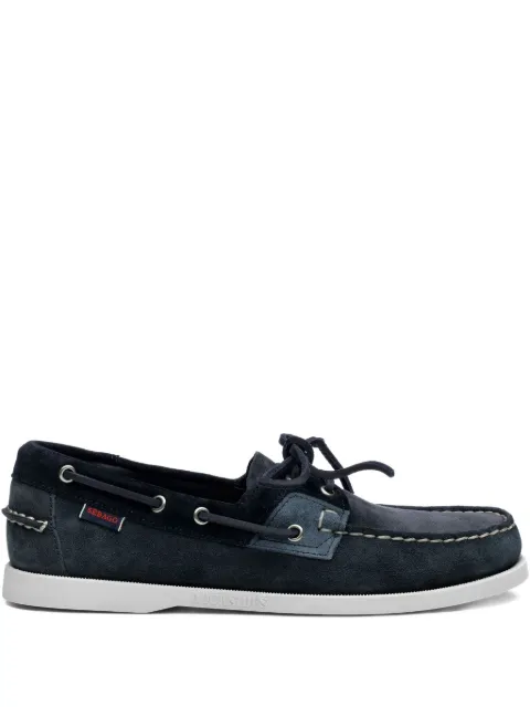 Sebago leather boat shoes