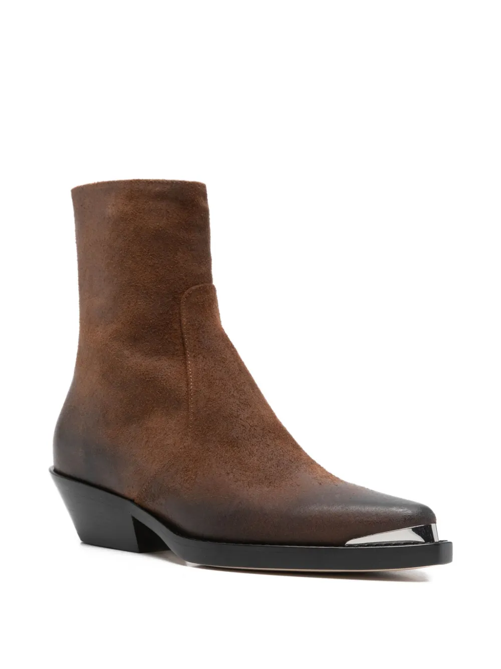 DONDUP 50mm pointed-toe zip boots | Ankle Boots | Image 2