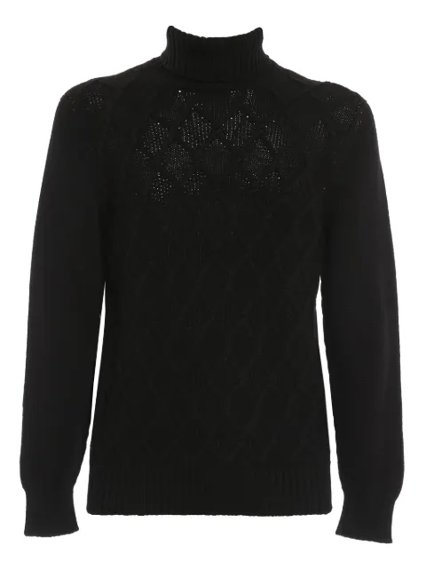 Drumohr cable-knit turtleneck sweater