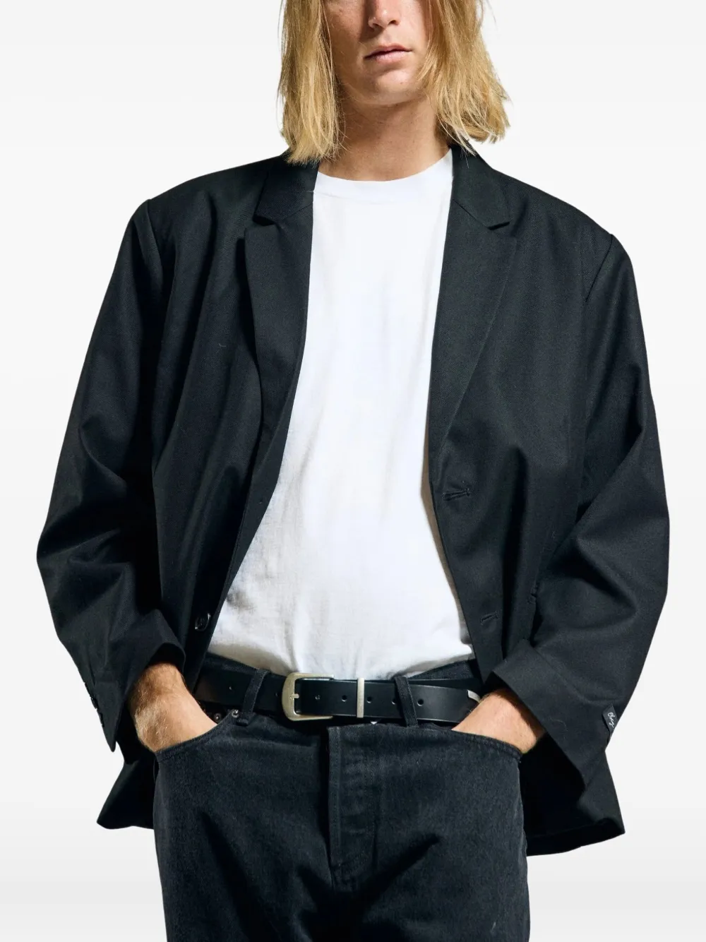 Obey Armel blazer Zwart