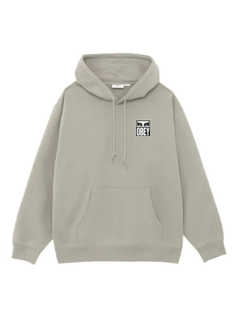 Obey Eyes Icon printed hoodie