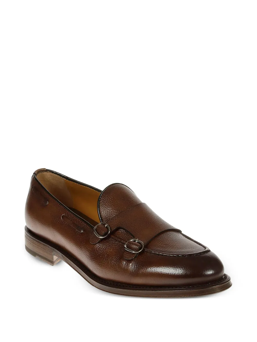 Neil Barrett double-buckle leather loafers - CUOIO 312
