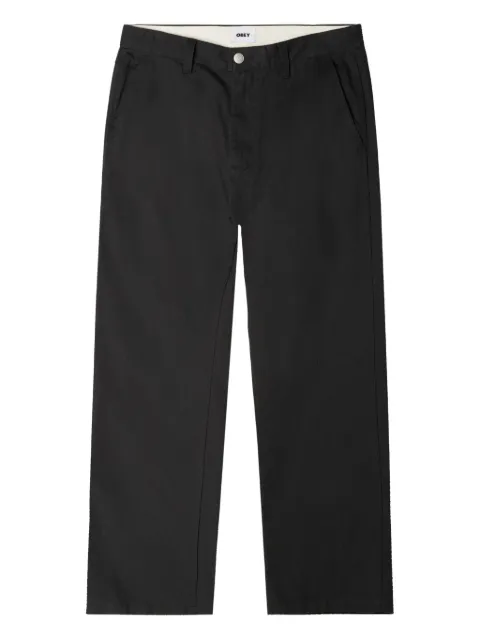 Obey Hardwork Carpenter cotton trousers