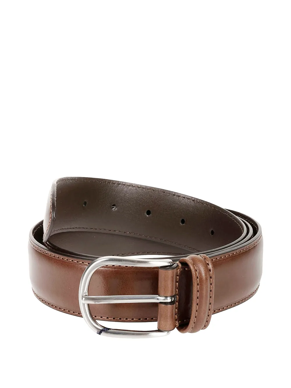 Anderson's Leather Metal-buckle Belt In Brown