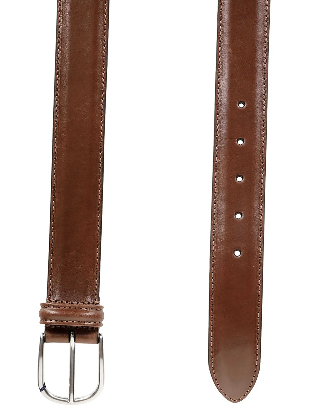 Anderson's Leather Metal-buckle Belt In Brown
