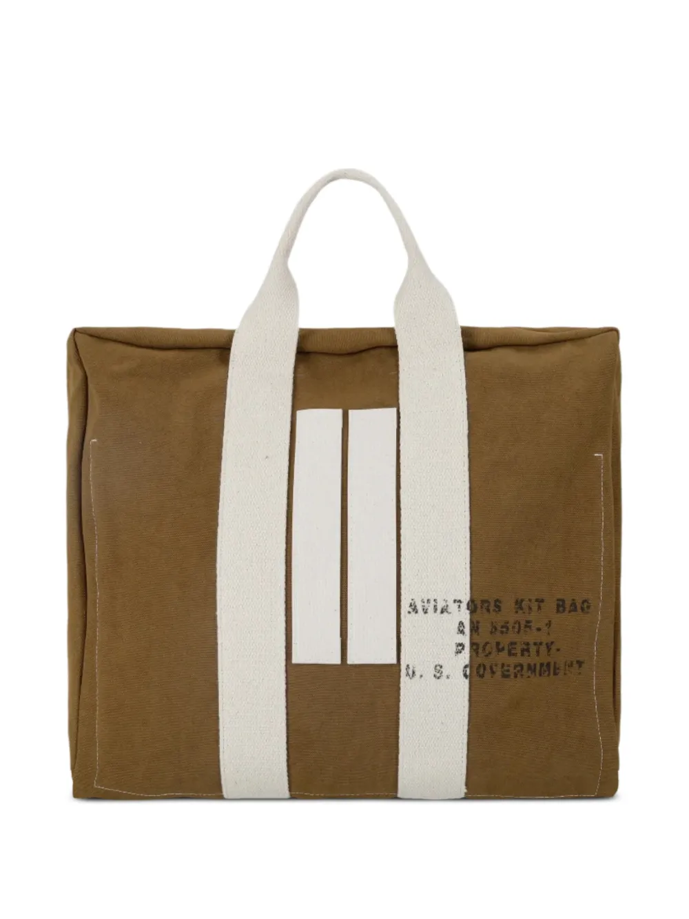 Fortela Aviatorbag cotton tote bag - Marrone