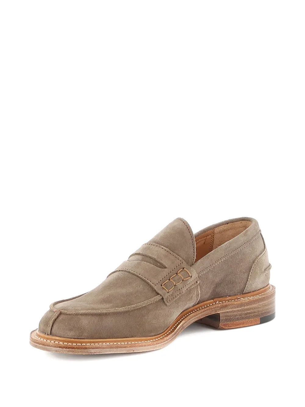 Tricker's Suede Loafers In Brown