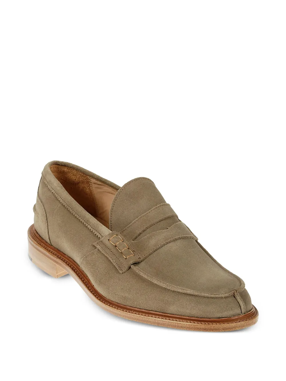 Tricker's Suede Loafers In Brown