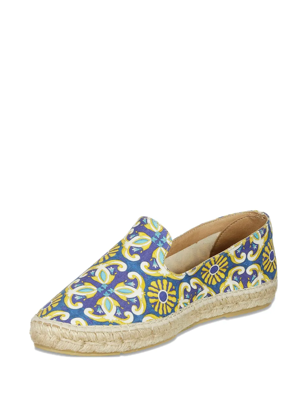 Peninsula Swimwear Leather Espadrilles In Multi