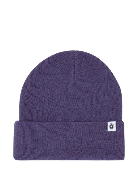 Edwin logo-patch beanie hat