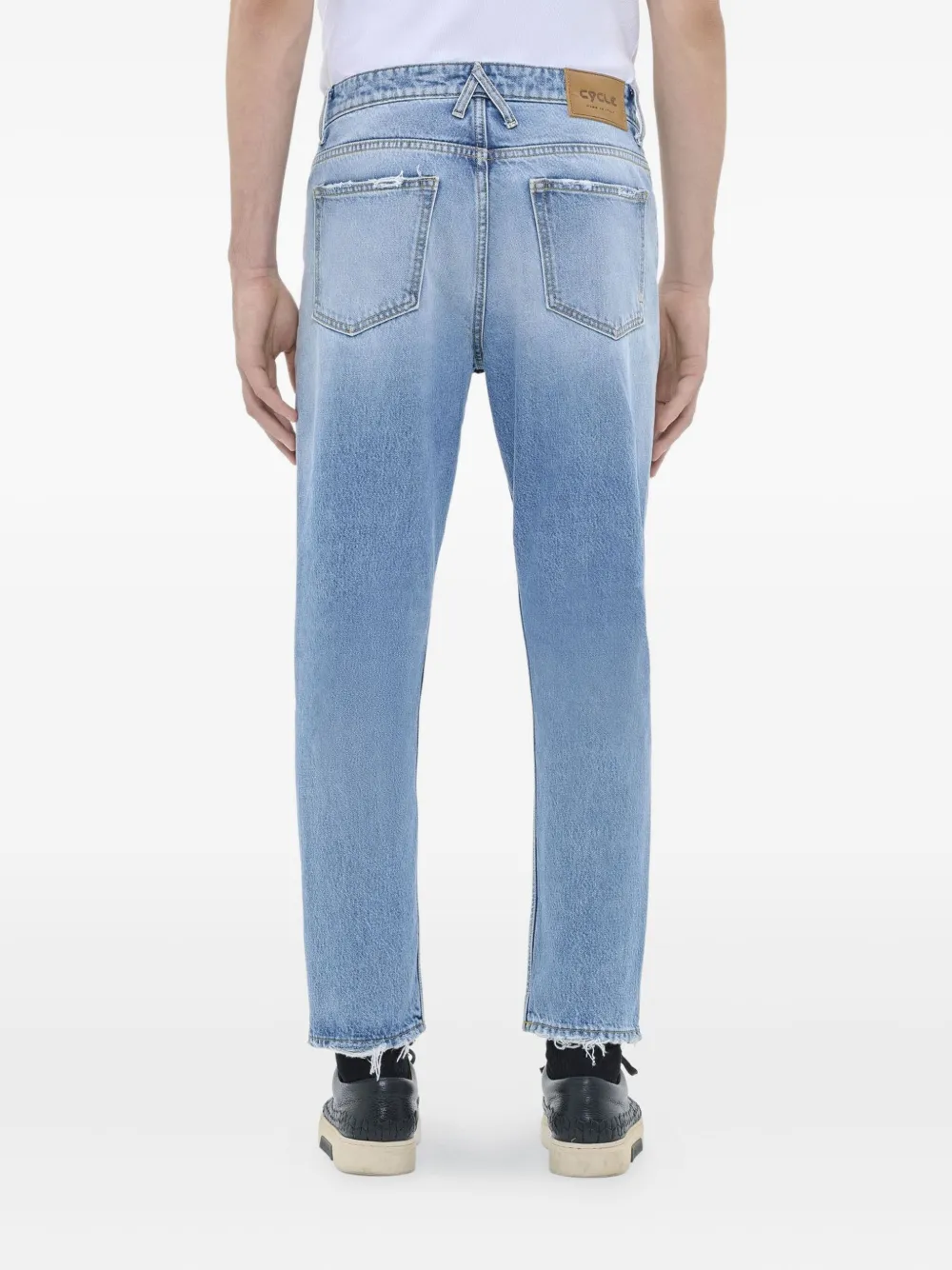 Cycle logo-patch frayed jeans | Regular-Fit & Straight Leg Pants | Image 2