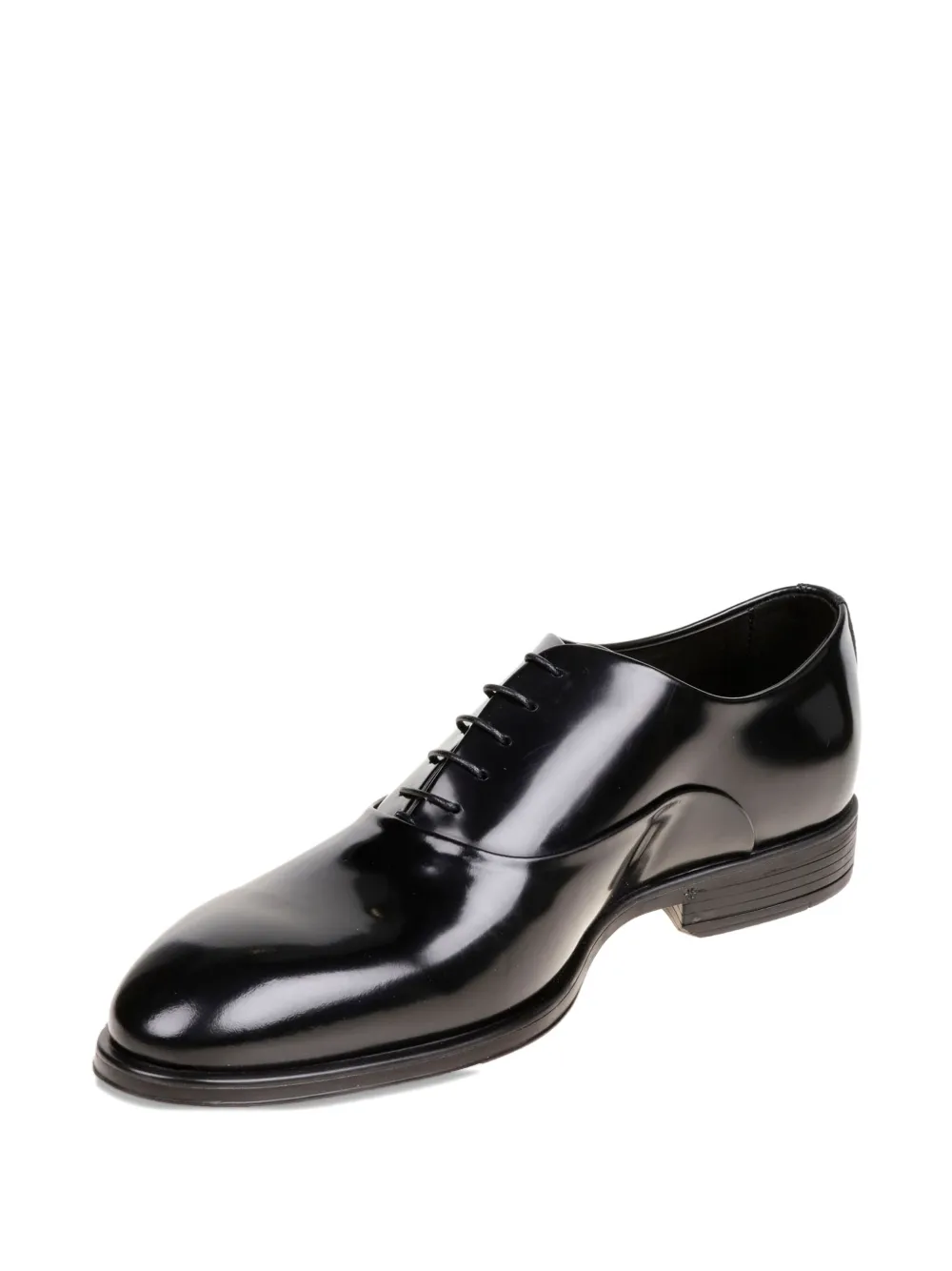 Corvari Leather Oxford Shoes In Black
