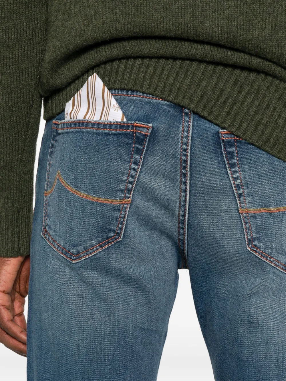 Jacob Cohen Cotton Jeans In Blue