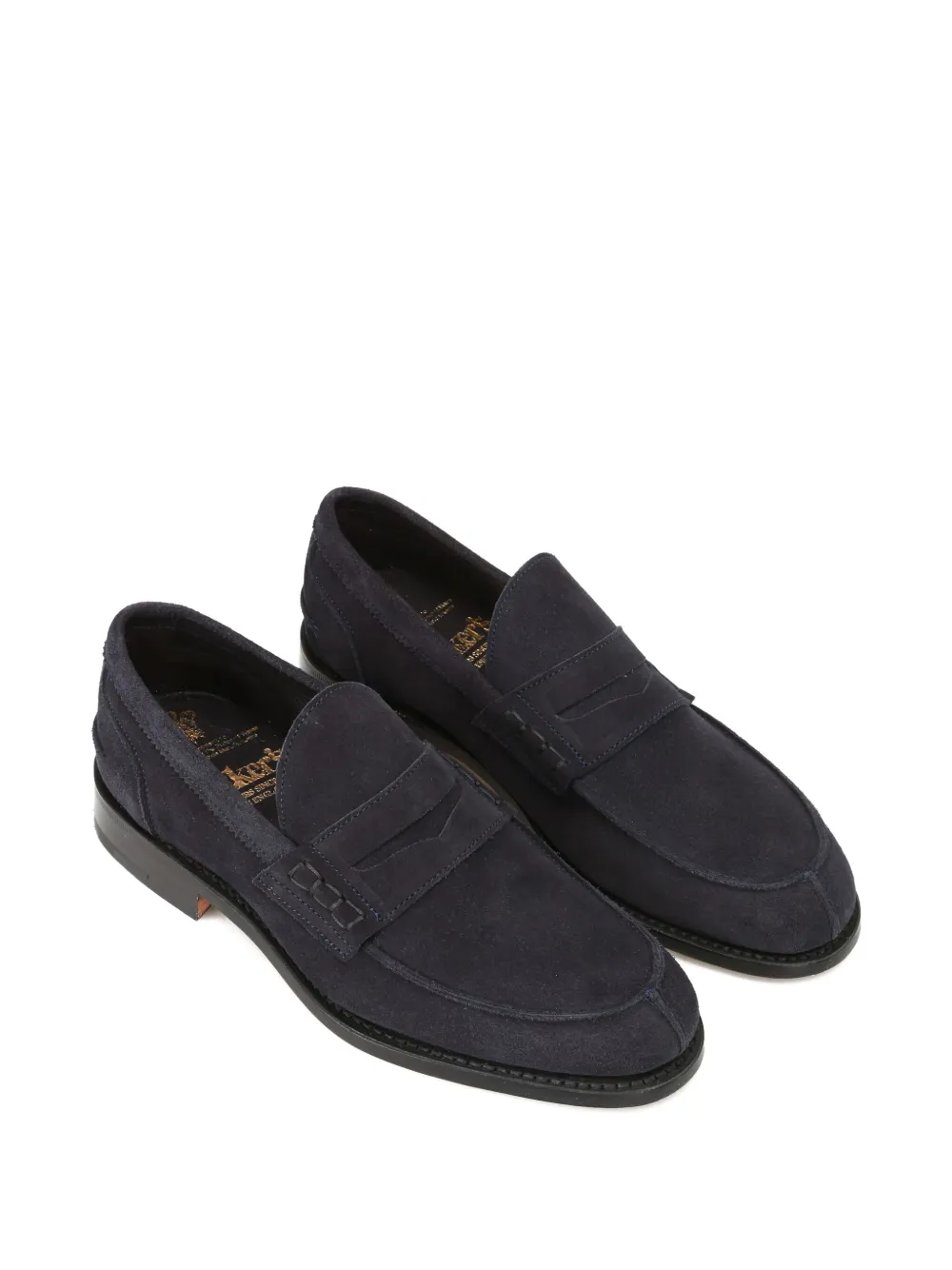 Tricker's Suède loafers - Blauw