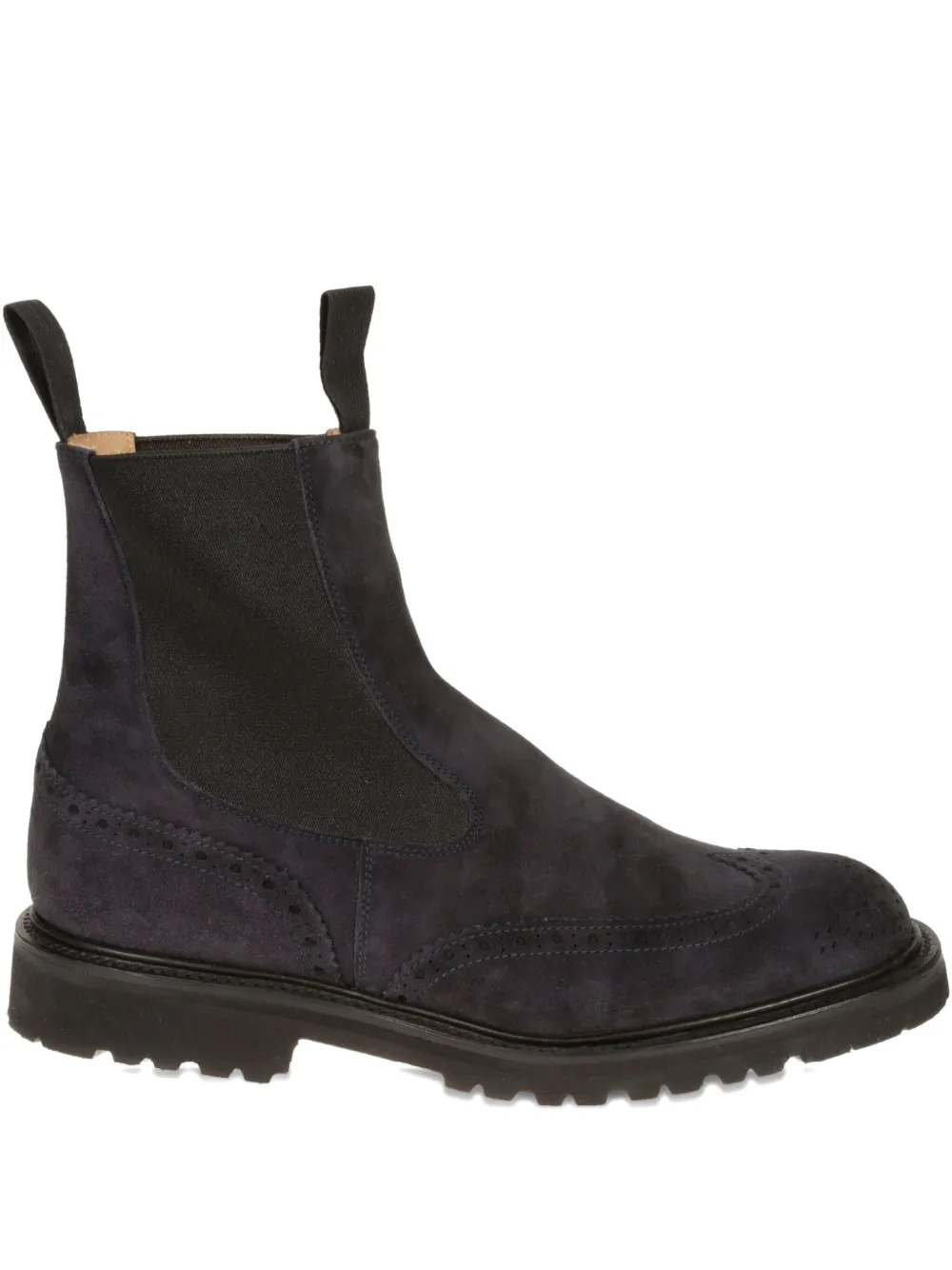 Tricker's suede Chelsea boots | Blue | Image 1