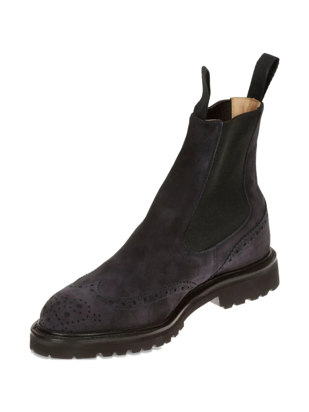 Tricker's Suède Chelsea laarzen Blauw