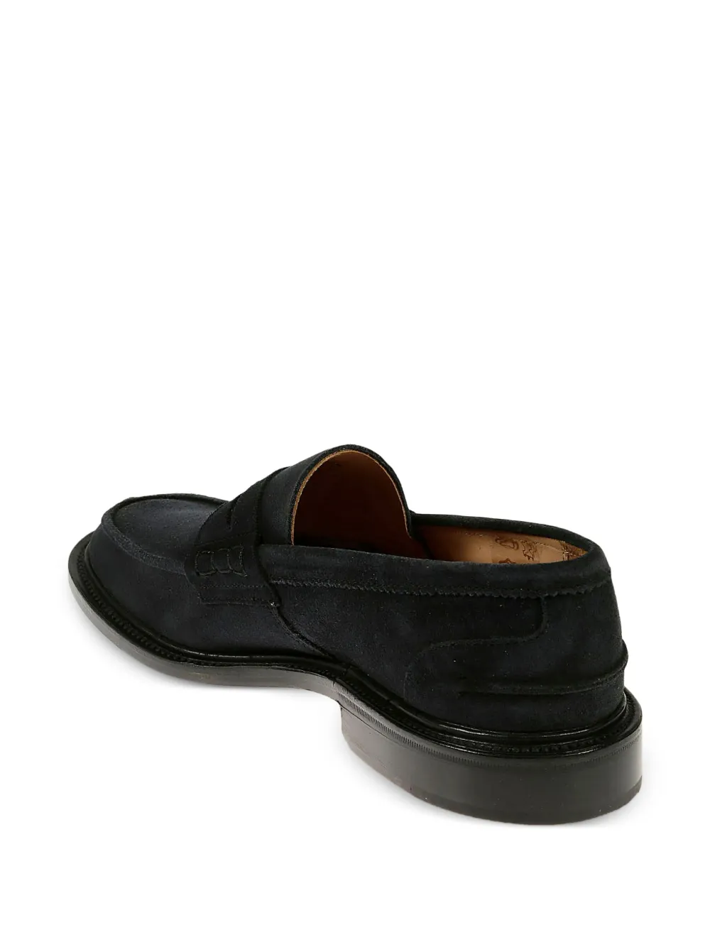 Tricker's James Suede Loafers In Blue