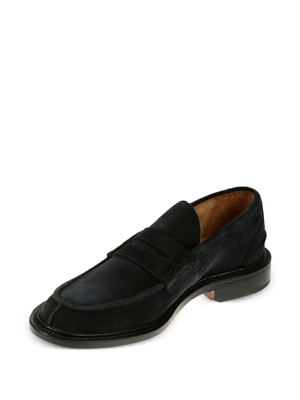 Tricker's James Suede Loafers In Blue