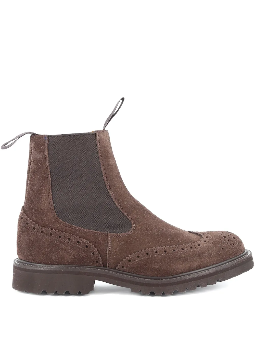 Tricker's Henry brogue-detail chelsea boots | Brown | Image 1