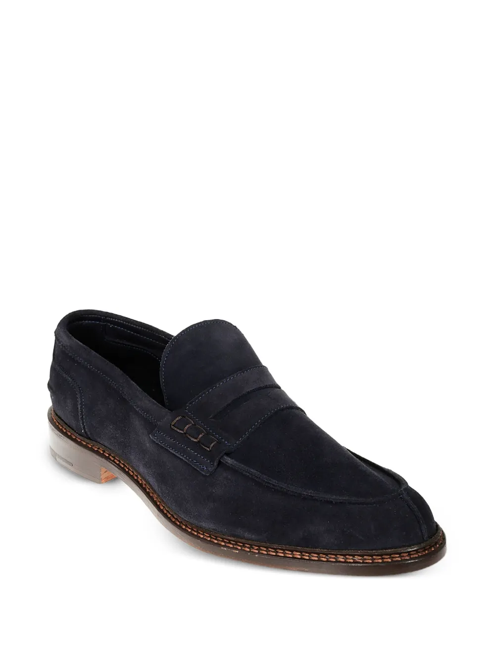 Tricker's Adam suède loafers - Blauw